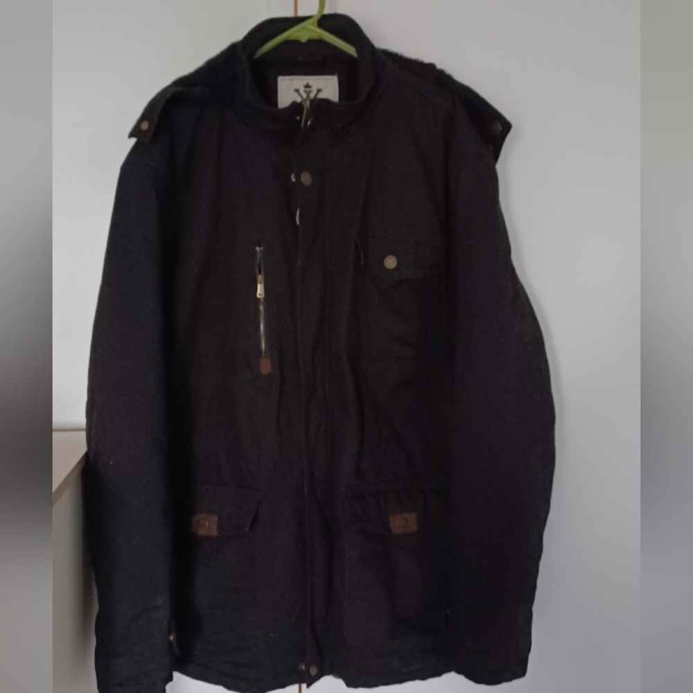 Wenven Black Jacket Men's SizeXXL